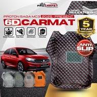 PROTON SAGA MC3 Karpet SAGA 2025 Carpet SAGA 2026 6D Premium Carmat Saga Carpet Saga Karpet Saga Car