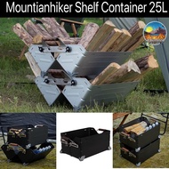 ++Mountian Shelf Container 25L Snow peak Shape Box Multipurpose Storage Camping Crate