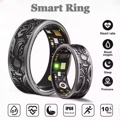 Smart Ring Heart Rate Blood Pressure Blood Oxygen Sleep Monitoring Step Counting Activity Tracking F