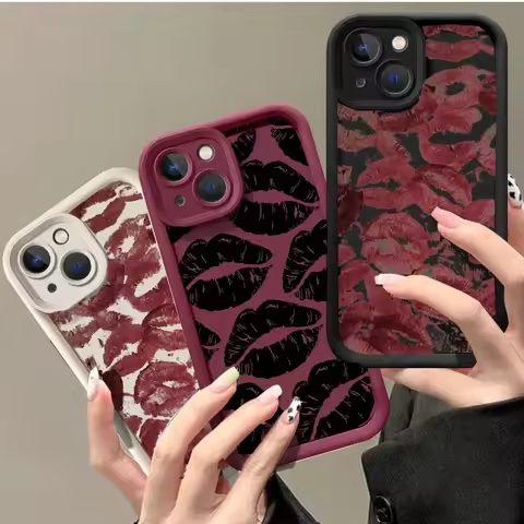 Red Lip Print Soft Case For Huawei Honor 400 Pro Magic 7 Lite 6 5 Pro 5G 300 200 90 8X X9 Y7A X7 70 