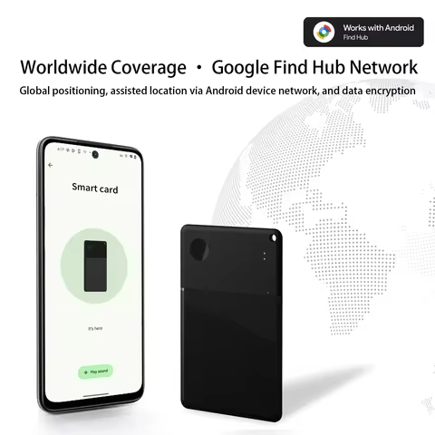 CD Waterproof Tracker Card Wallet GPS Locator Smart Tag Iphone for Android Google Find My Device Fin