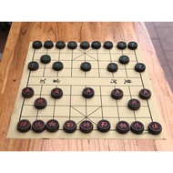 ( ) Fake LEATHER CHESS BOARD - CHESS SET NOT INCLUDED