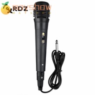MAYSHOW Handheld Microphone, 6.5mm Wired Home Speaker,  Professional Black Trolley Speaker Karaoke Microphone
