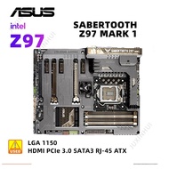 [New】ASUS SABERTOOTH Z97 MARK 1 LGA1150 Socket Supports New 4th/5th Gen Intel Core I7/i5/i3/Pentium/