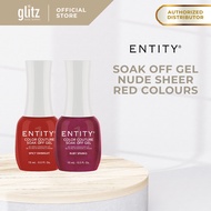 [CLEARANCE] TPO FREE - ENTITY Soak Off Gel Nail Polish Red Colors (15ml)