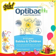 Men vi sinh cho bé Optibac Probiotics hồng For Baby and Children 30 gói trẻ từ sơ sinh 0 - 12 tuổi
