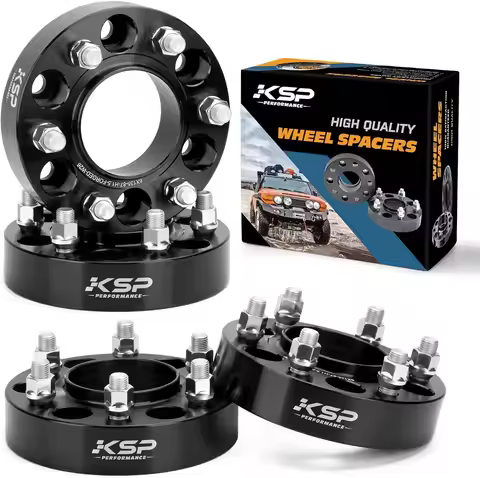 KSP 4pcs 1.5" 6x135mm M14x1.5 Hubcentric Wheel Spacer For 2015-2025 F150 F-150