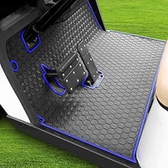 EZGO TXT Golf Cart Floor Mat, Upgraded Non-Slip Improved Full Coverage Liner Mats Unique with 8mm Th