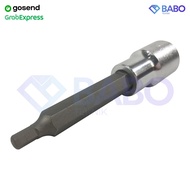 MATA HEX BIT SOK KEY EYE 1/2" 5x100 mm L HEX BIT SOCKET LONG KEY