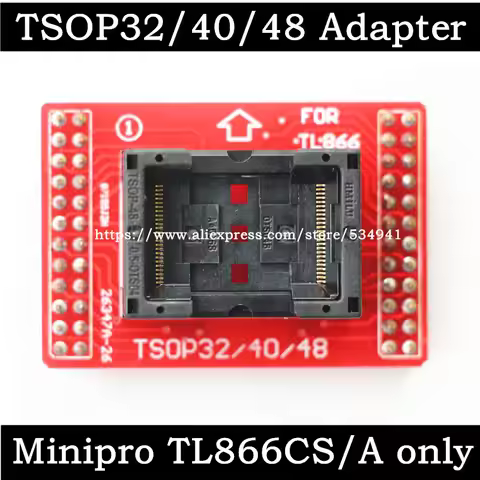 Original Adapters TSOP32 TSOP40 TSOP48 adapter socket only for MiniPro TL866 TL866A TL866CS TL866ii 