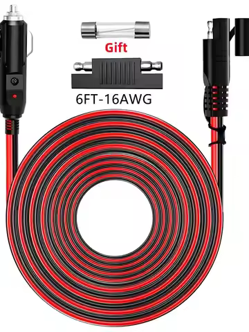 12/24V SAE to SAE extension cable quick connector harness SAE connector, with SAE polarity backup ad