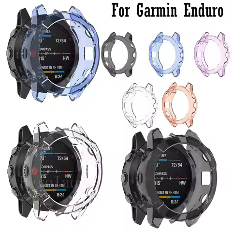 Protector Cases For Garmin Enduro SmartWatch Protective Case Enduro Cover Soft TPU Bumper Shell Repl