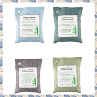 (SDRB) 4 Pcs Bamboo Charcoal Bags Odor Absorber Car Home Remove Formaldehyde Activated Carbon Bag Fl