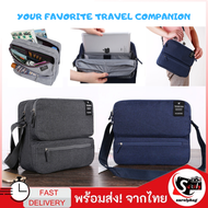 กระเป๋าไอแพด แท็บเล็ต iPad Tablet กระเป๋าอเนกประสงค์ ช่องเยอะ เก็บของ เก็บบัตร มีสายสะพายข้างได้ (ส่งจากไทย) surelybag