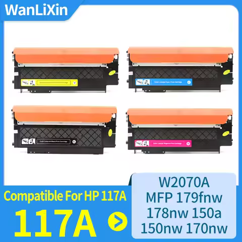 1pcs European 117A Toner Cartridge compatible for hp117a 117a w2070a For HP MFP 179fnw 178nw 150a 15