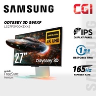 Samsung 27" Odyssey 3D G90XF LS27FG900XEXXS  IPS 4K UHDHDR10+ FreeSync 165Hz 1ms 3D Hub Spatial Audi