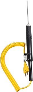 TECPEL TPK-03SM Type-K Thermocouple Probe -50~500°C (-58~~932°F) Ø3.2mm Sensor Length 100mm, Handle 
