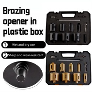 Ready Stock｜20-55mm Hole Saw Drill Bit Set Diamond Brazed For Tile Glass Marble Concrete Tahan Lasak
