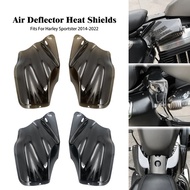 Motorcycle Front Reflective Saddle Shields Air Heat Deflector Fits For Harley Sportster 48 72 883 12