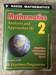 Haese Mathematics IB HL Analysis and Approaches 2 書