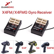 DumboRC Receiver X4FM / X4FMG Gyro 4CH PWM Mini Receiver for DumboRC X6 X6PM X5P X4 RC Transmitter Mini DIY RC Drifting Car Boat