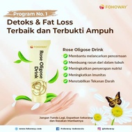 ROSE OLIGOSE DRINK Fohoway : Detox - Fatloss - Pelangsing - Detoksifikasi - Pencernaan - Prebiotik