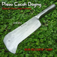 Pisau Potong Daging Tulang Kambing Dan Sapi Gagang Anti copot - Golok Baja Finishing Super Tajam - P