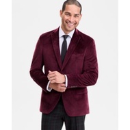 Excellent TopMan Burgundy red velvet men's Blazer blazer for men men blazer jacket