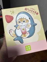 鯊魚貓 mofusand x 奈雪的茶 貓爪爪玻璃杯(多個）