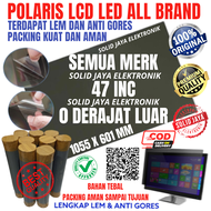 POLARIZER TV LCD 47 INC 0 DERAJAT POLARISER POLARIS POLARIZED TV LCD 47 INCH LAPISAN PLASTIK FILM LU