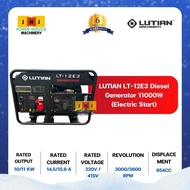 LUTIAN LT-12E3 Diesel Generator 11000W Electric Start Industrial Backup Power