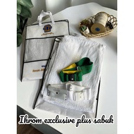 Almaharaja jumbo Ihram cloth plus jumbo Ihram belt plus Hajj and Umrah belt, a package of Ihram and 