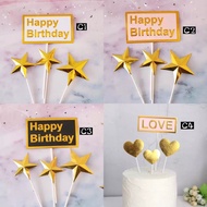 Cake Sign Topper Happybirthday There Are 4 Types Of Signs. The Product Has 1 set 4 Pieces.