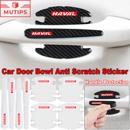 4/8Pcs Haval Car Sticker Door Handle Protection Transparent Car Door Bowl Anti Scratch Sticker For H