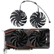 inRobert 88mm GTX1070 Graphics Card Fan for Gigabyte GTX 1070 Ti RX 570 580 590 Video Card Cooling F