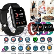 [HD Screen]116 PLUS Smart Watch Smart Watch Heart Rate Blood Pressure Waterproof Fitness Tracking Watch Smart Band @MY