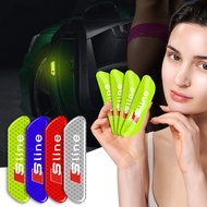 4PCS Car Door Sticker Safety Warning Reflective Mark For Audi Sline A7 A6 A5 A4 A3 A1 A8 TT Q3 Q5 Q7