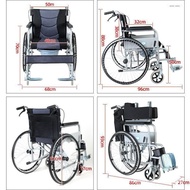 Wheelchair Manual Wheelchair Foldable and Portable Portable for the Elderly with Toilet Wheelchair for the Disabled