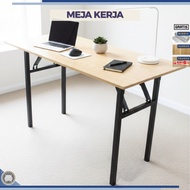 Portable Folding Table Size 120x60x75/ 120x40x75cm / 100x50x75cm Rectangular Wooden Table/ Office Wo