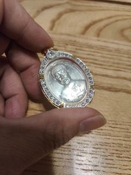 龍婆康暖/堪暖 2567二哥豐 純銀材質 全數100尊 正反帶手寫 天官賜福符文