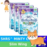 SOFY Cooling Fresh Night Slim Wing 35cm 9pcs (3 Packs)
