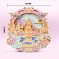 Hangzhou Refrigerator Magnet Magnet Strong Absorption Zhejiang West Lake Santan Yinyue Money Tangjia