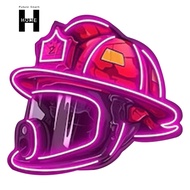 FSH Helmet Neon Light Neon Light Firefighter Helmet Neon Sign Led Lamp Brighten Up Your Space with T