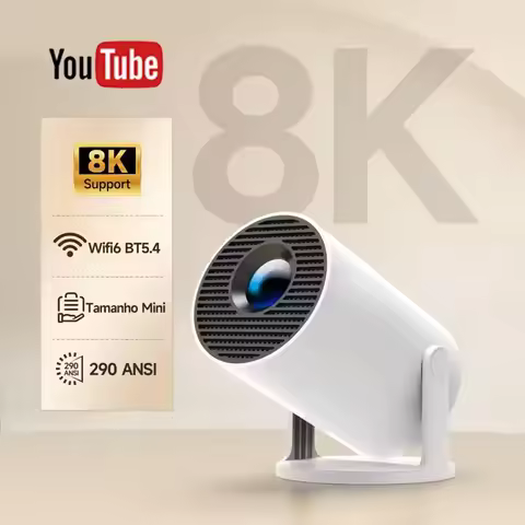HY200 1080P Portable Projector New 270 Adjustable Angle Movie Projector for Phone Laptop TV Box Spea