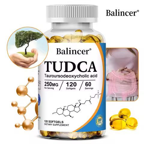 TUDCA Capsules - 250mg for Liver Support, Supports Healthy Liver Function, Intestinal Health and Pro