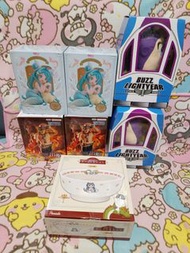 日本景品海賊王one piece The 出航初音未來 hatsune miku 人魚姫figure 模型公仔 buzz  lightyear space ranger 巴斯光年盒裝中公仔毛公仔 mo