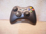 +草莓罐頭+XBOX 360原廠 無線 手把 全黑 A款 電池蓋已補