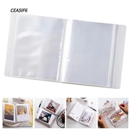 CEASIF6 Pocket Album Book, 40 Pages/book A6 Photo Album, DIY Transparent Large Capacity PP Photo Sto