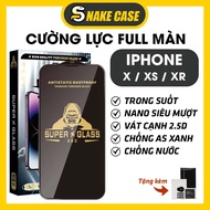 IPhone X Xr Xs XsMax Max tempered glass full screen protector, screen protector