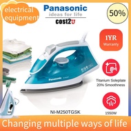 besi ❋Panasonic 1550W Steam Iron  NI-M250TGSK NI-M250 Household Iron Dry Iron Iron Steam Seterika St